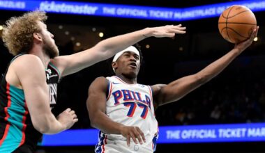 Rookie VJ Edgecombe drops 3-pointer with seconds left in OT to give 76ers victory over Grizzlies