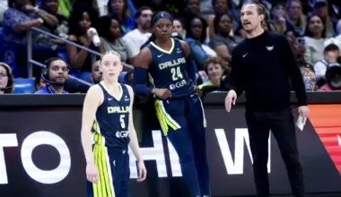 Arike Ogunbowale is unsure about recruiting with Paige Bueckers to bring new talent to the Wings image