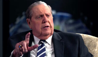 President Jeffrey R. Holland, president of the Quorum of the Twelve Apostles, speaks during a video...