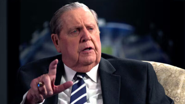 President Jeffrey R. Holland, president of the Quorum of the Twelve Apostles, speaks during a video...