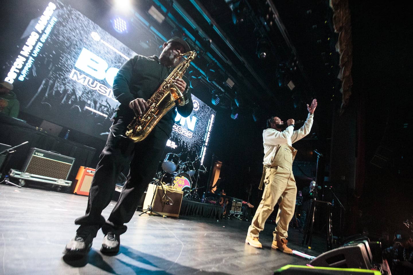 Exitfame performed at the Boston Music Awards at Big Night Live on Wednesday night.