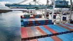 FILE — The price of food and other goods has increased this year, especially for imports hit with tariffs imposed by the Trump administration. An undated image provided image shows containers at the Port of Portland’s Terminal 6.