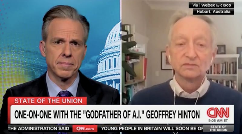 Geoffrey Hinton on State of the Union with Jake Tapper