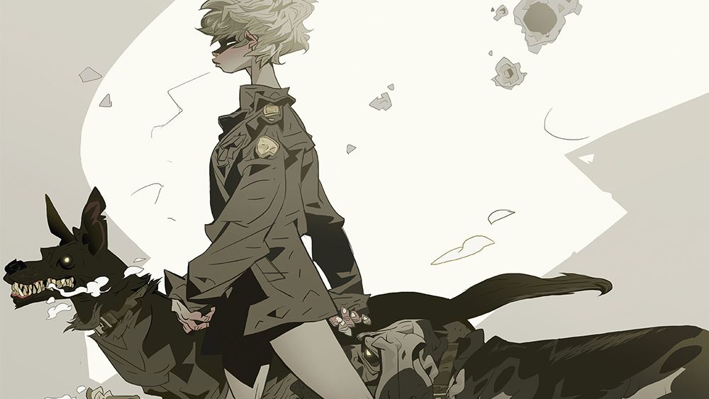 This artist developed a world of violence and dark humour inspired by black-and-white cartoons