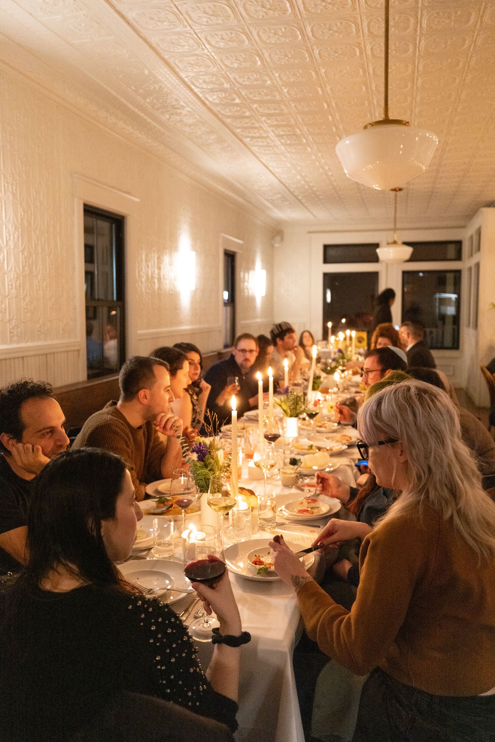 Image may contain Chris Scruggs Architecture Building Dining Room Dining Table Furniture Indoors Room and Table