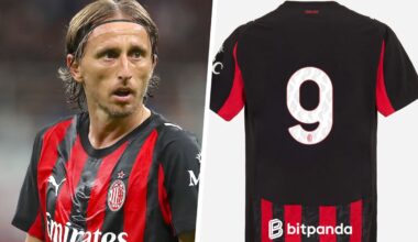 Luka Modric of AC Milan