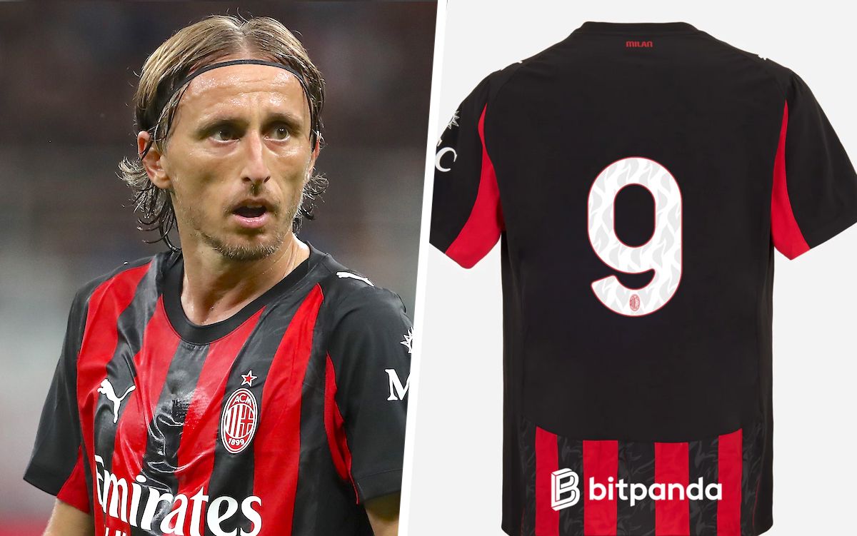 Luka Modric of AC Milan