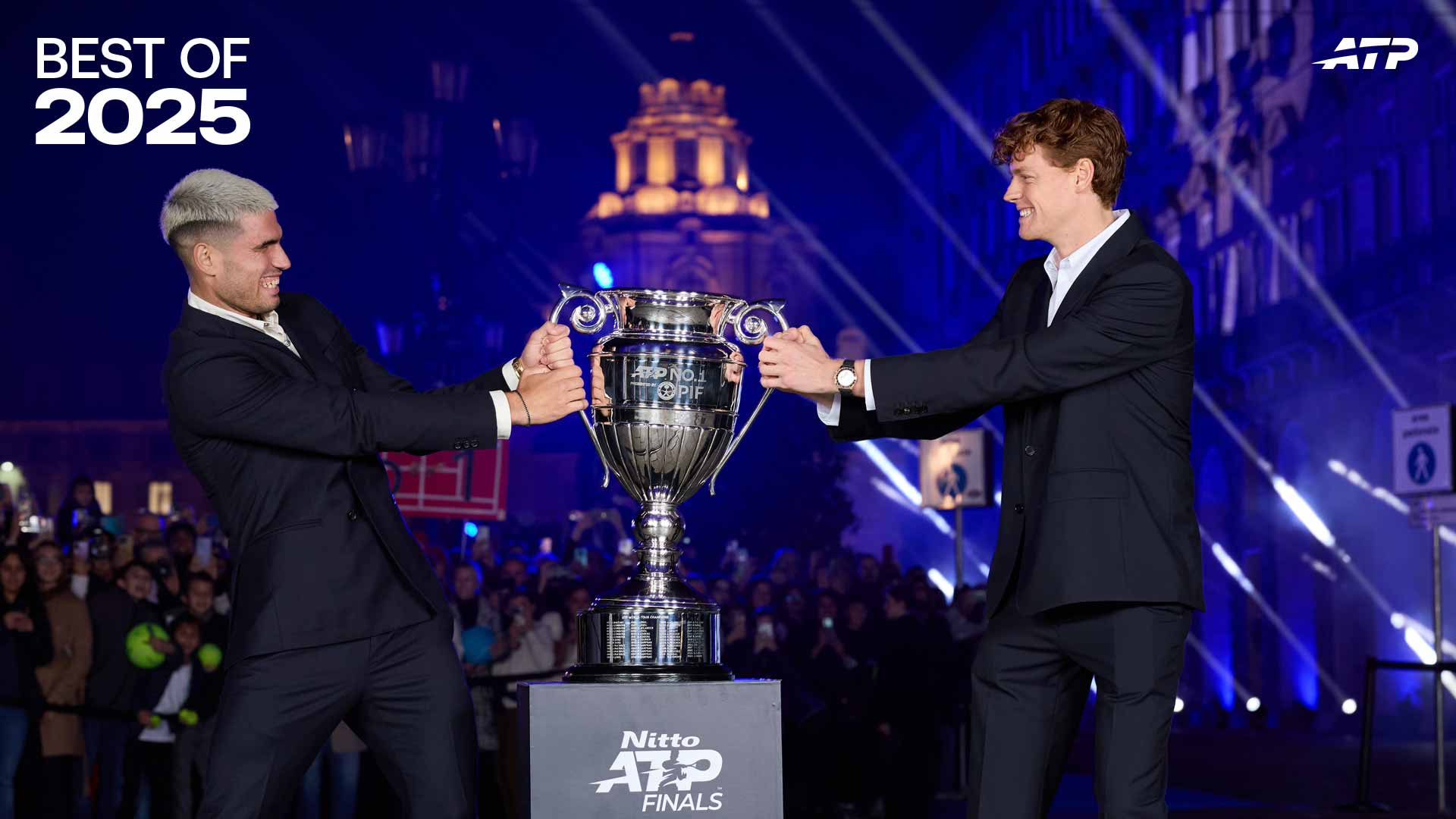 Carlos Alcaraz and Jannik Sinner's battle for ATP Year-End No. 1 presented by PIF honours came down to the Nitto ATP Finals.