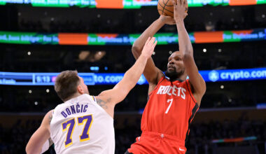 Amen Thompson's 26 points lead Rockets to 119-96 win over Doncic and the Lakers