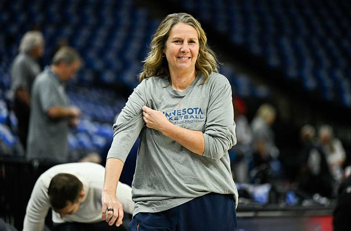 Cheryl Reeve, head coach of the Minnesota Lynx, at Target Centre in Minneapolis, Minnesota.