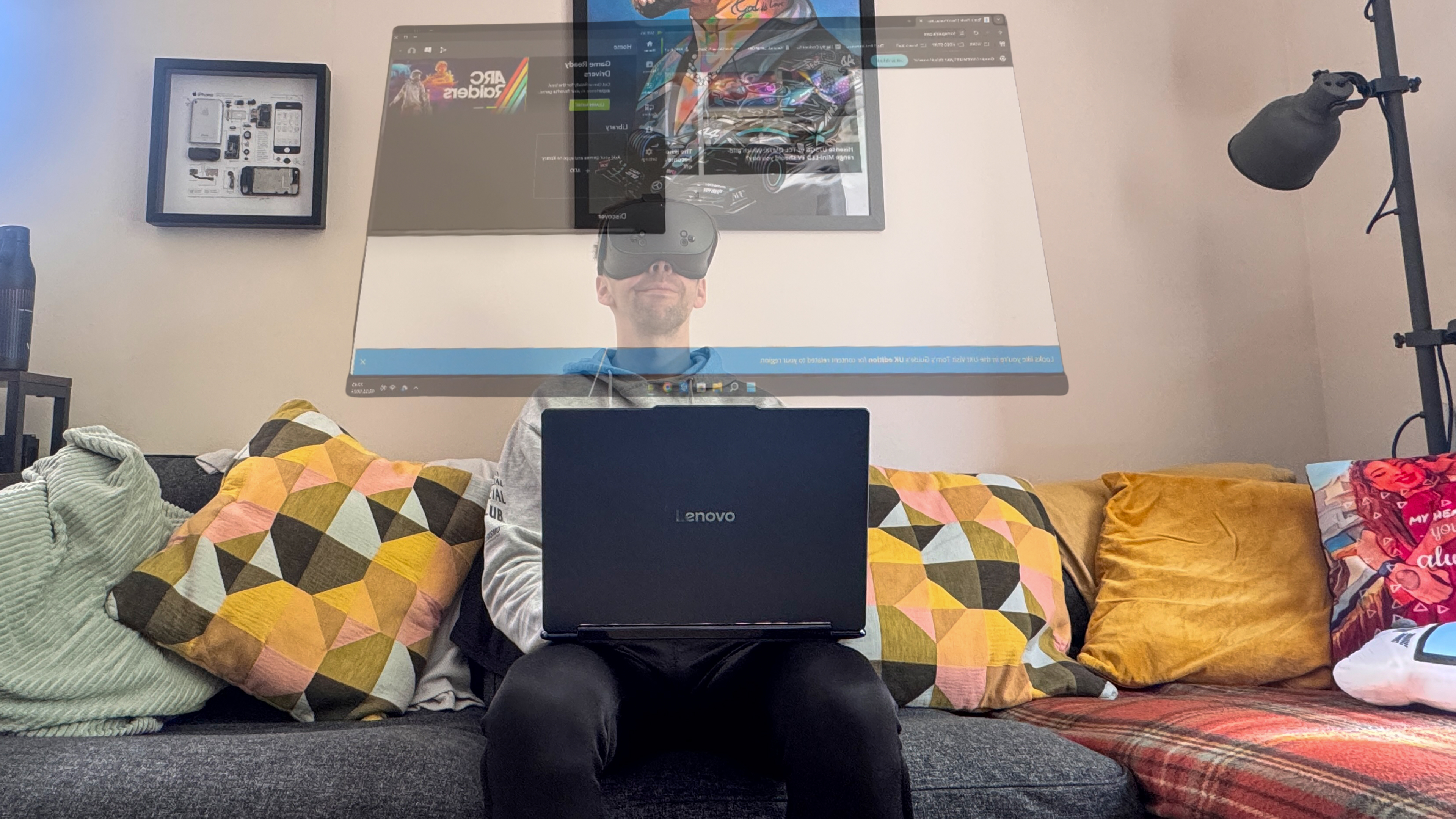 Meta Quest 3S with Mixed Reality link