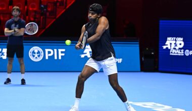 Nishesh Basavareddy is joined in Jeddah by coach Gilles Cervara.