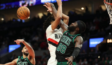 Sharpe scores 26 as Blazers beat Celtics 114-108