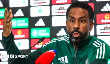 Celtic manager Wilfried Nancy