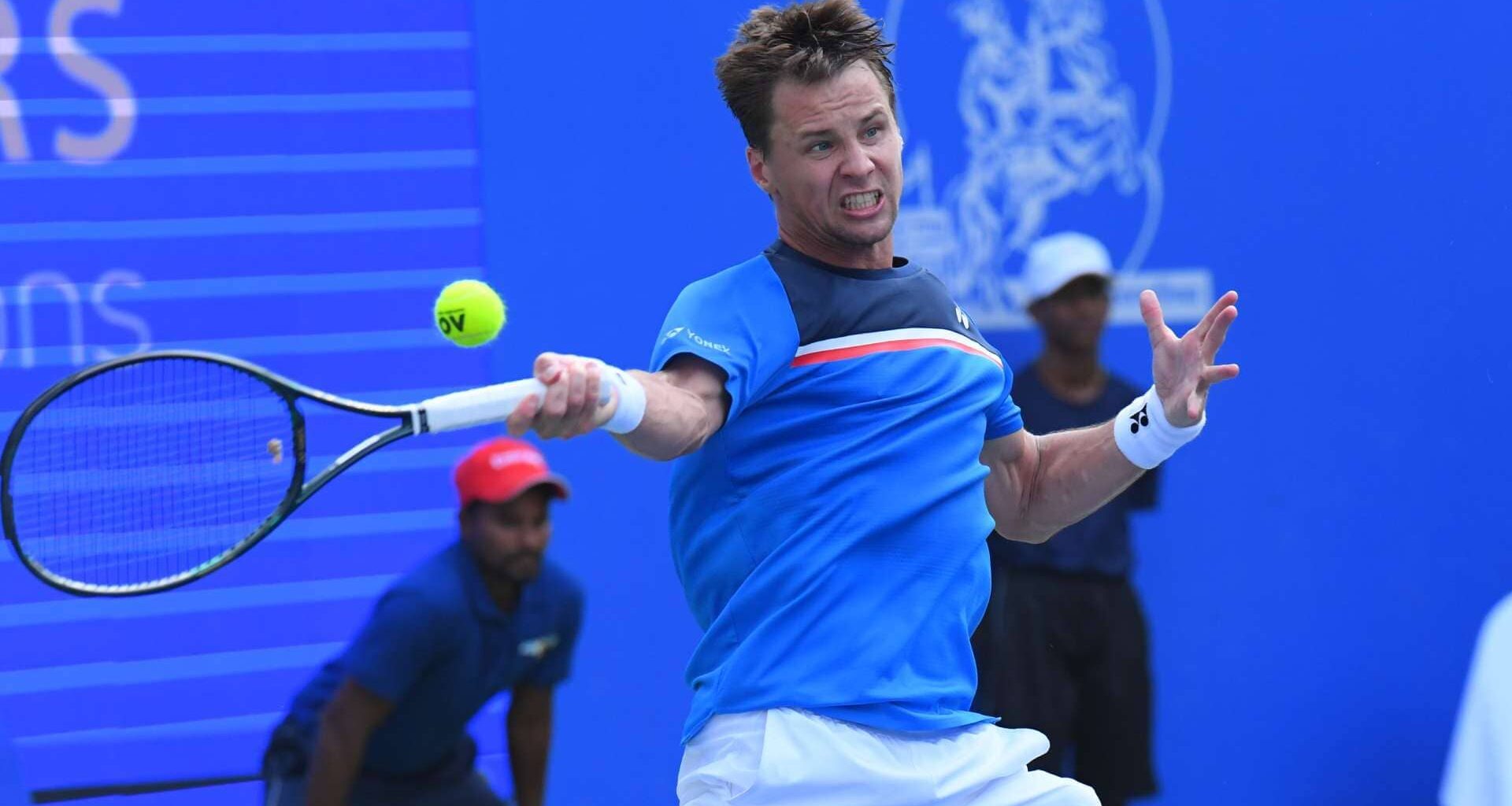Ricardas Berankis reached a career-high No. 50 in the PIF ATP Rankings.