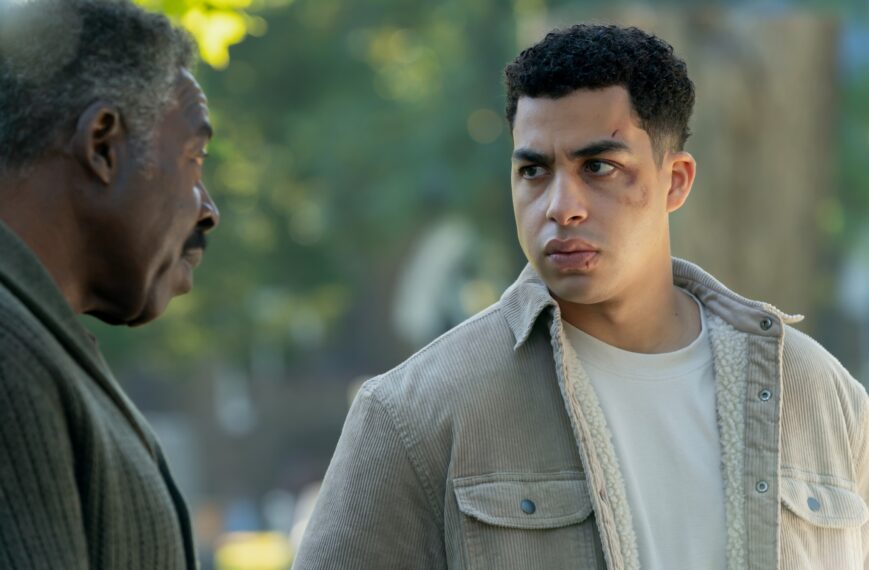 Ernie Hudson as Reverend Edwin Peters and Marcus Scribner as Jonah Silver — 'Boston Blue' Season 1 Episode 9 "Collateral Damage"