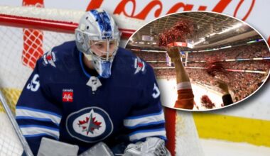 AHL Goalie Launches Absolute Missile From End Boards, Buries It In Back Of Net