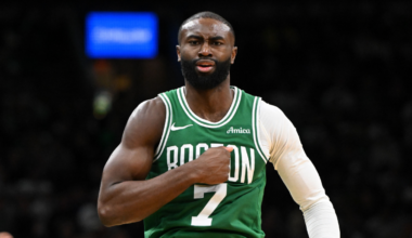 Jaylen Brown on pace to break Celtics scoring records as he chases down Larry Bird