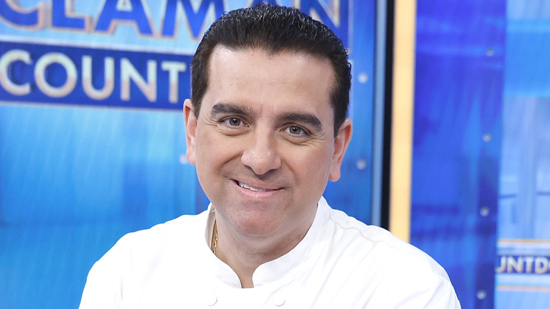 Buddy Valastro smiling at camera during cooking demo