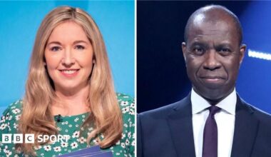 Victoria Coren Mitchell and Clive Myrie