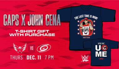 Washington Capitals selling John Cena ‘Last Time Is Now’ shirts ahead of WWE retirement match at Capital One Arena