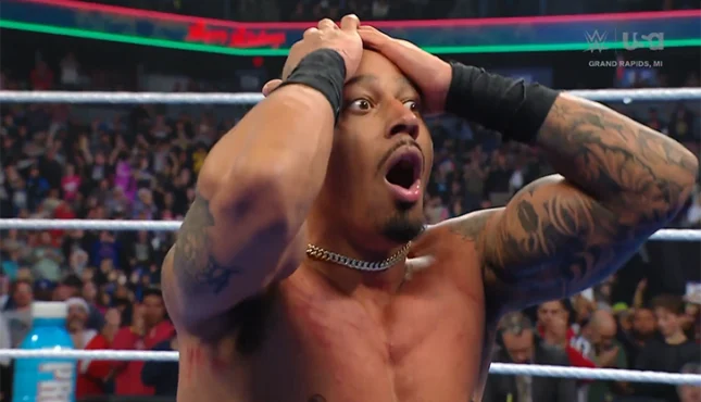 carmelo hayes becomes us champion on wwe smackdown