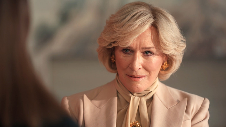 Glenn Close as Dina in the season finale of Hulu's All's Fair