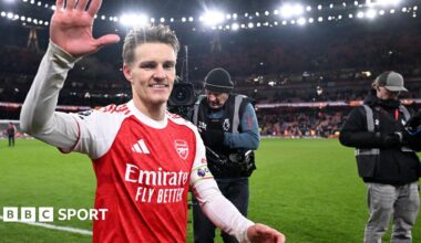 Premier League table - top six - 30 December 2025