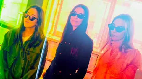 Haim pictured at BBC New Broadcasting House in 2025.