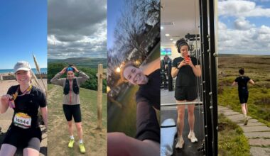 Grace Walsh wearing a selection of the best running watches, tried and tested in 2025