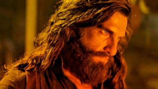 Dhurandhar worldwide box office collection day 19: Ranveer Singh in a still from the movie.