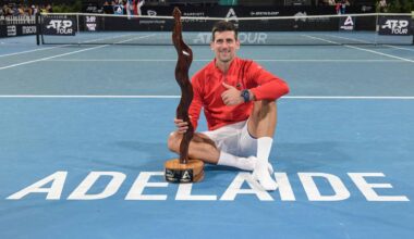 Novak Djokovic was victorious in Adelaide in 2023.