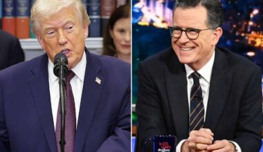 Trump says Stephen Colbert should be 'put to sleep' in late show rant