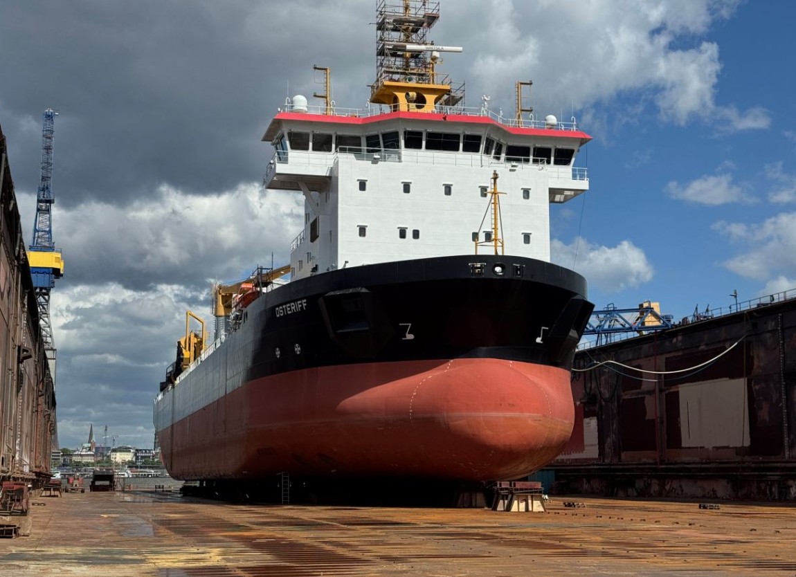 BREAKING NEWS: Blohm+Voss delivers TSHD Osteriff to GDWS