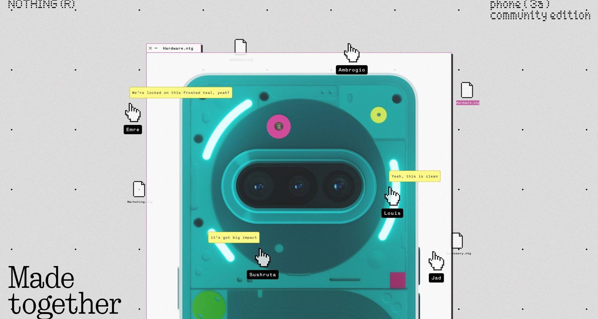 Nothing's Phone 3a Community Edition.