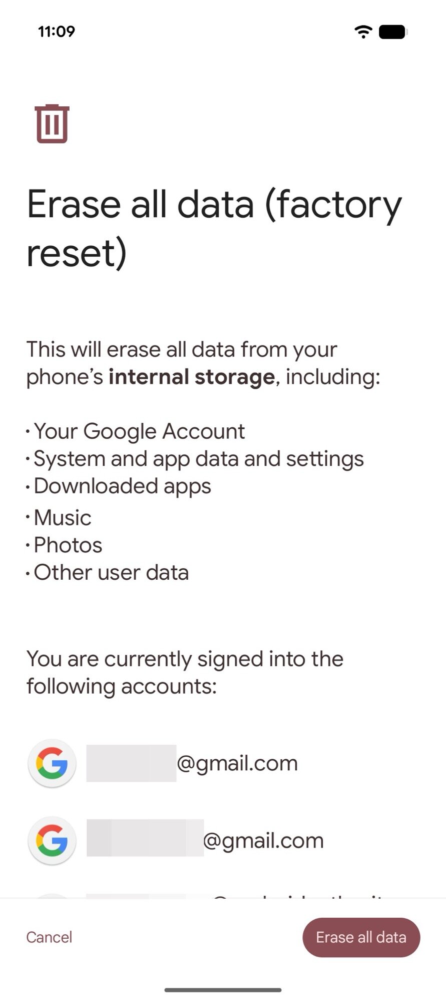 erase all data factory reset 1