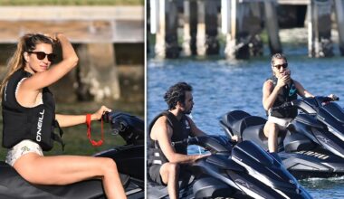 Gisele Bündchen and Joaquim Valente Ride Jet Skis in Florida