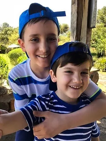 Goldsztein Family / The Medulloblastoma Initiative Frederico (L) and Henrique Goldsztein