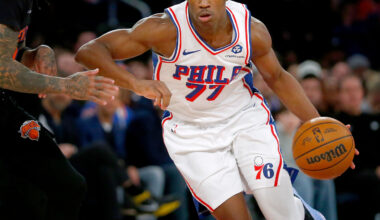 Maxey scores 30 as 76ers beat Knicks 116-107, ending New York's six-game winning streak