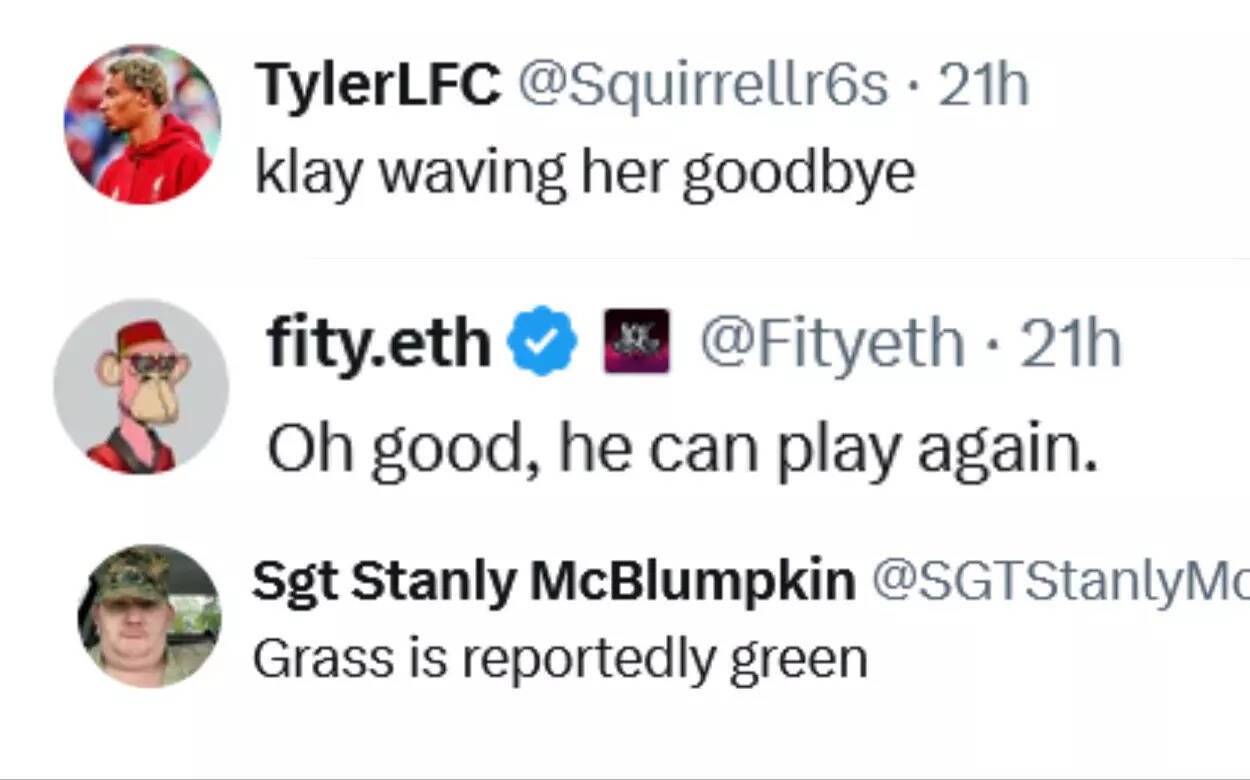 Fans reacted to the rumors of Meg and Klay breaking up