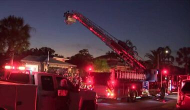 Fire ignites home along Sharwood Drive in North Naples