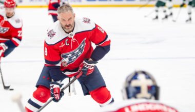 Alex Ovechkin has scored on both opposing team’s goaltenders in the same game 13 different times during his career