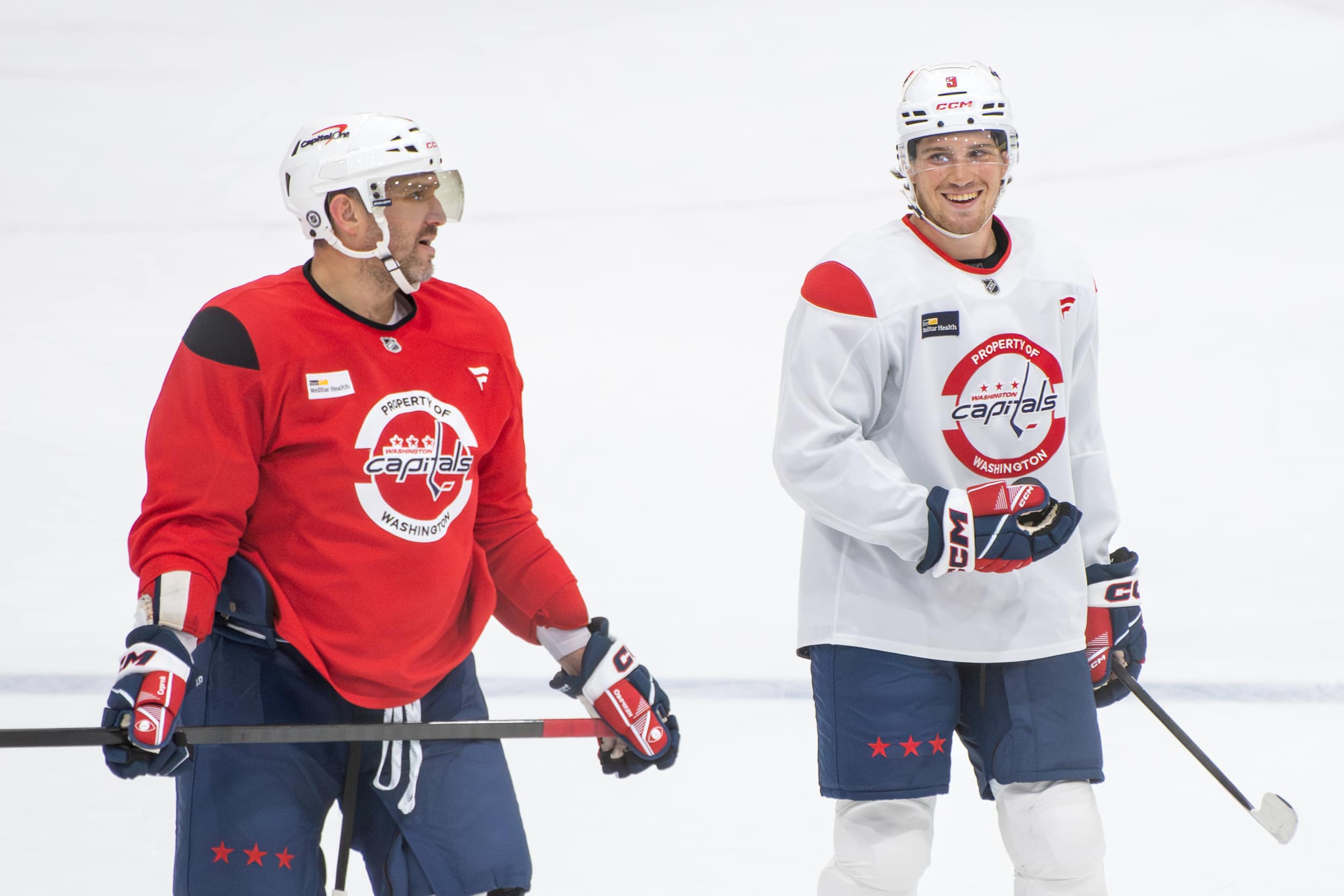 Alex Ovechkin and Ryan Leonard