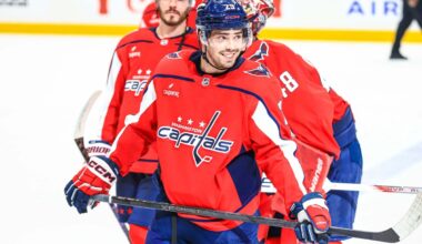 Hendrix Lapierre returning to Capitals lineup with Sonny Milano healthy-scratched against Red Wings