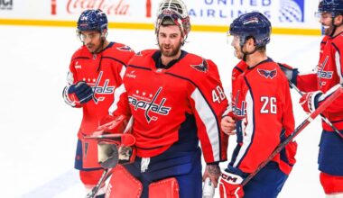 Capitals will be without Nic Dowd for eighth straight game, Logan Thompson to start against LA Kings