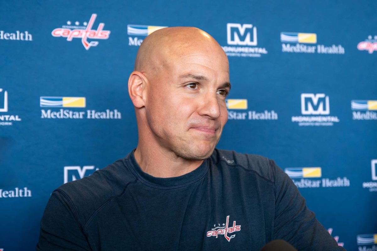 Spencer Carbery explains why Capitals recalled Bogdan Trineyev with Ryan Leonard out, if Clay Stevenson will start a game