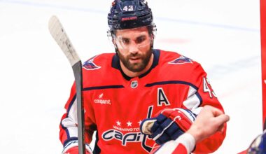 Tom Wilson named NHL’s Third Star of the Week after notching eight points in four games