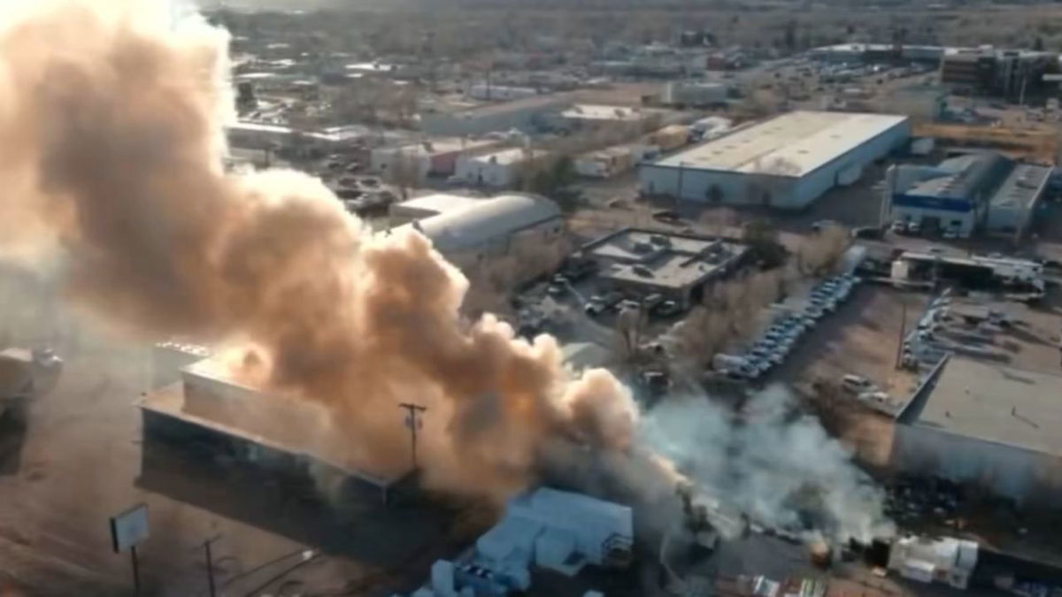 Fire Department fighting 2-alarm fire near Fillmore St, smoke seen across Colorado Springs