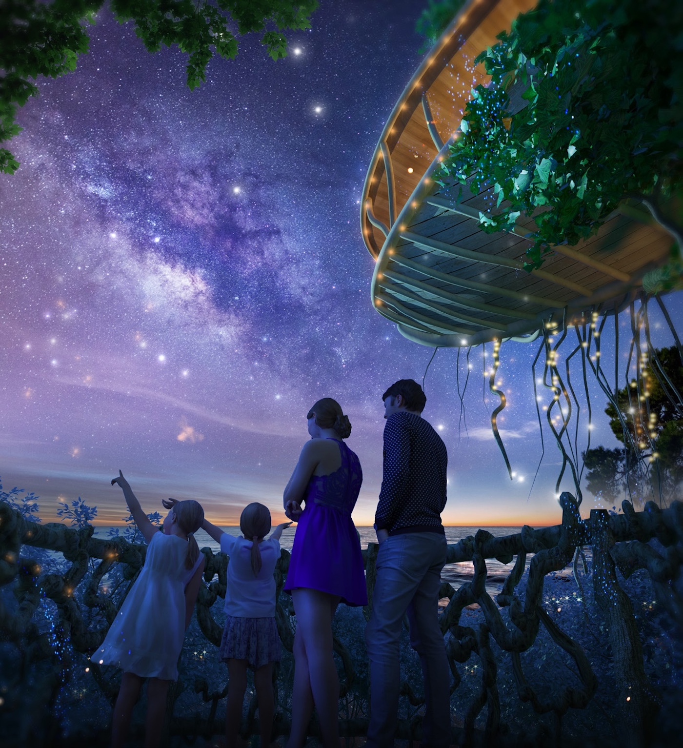 Forest Nests Treepod Project by Doarchiwow