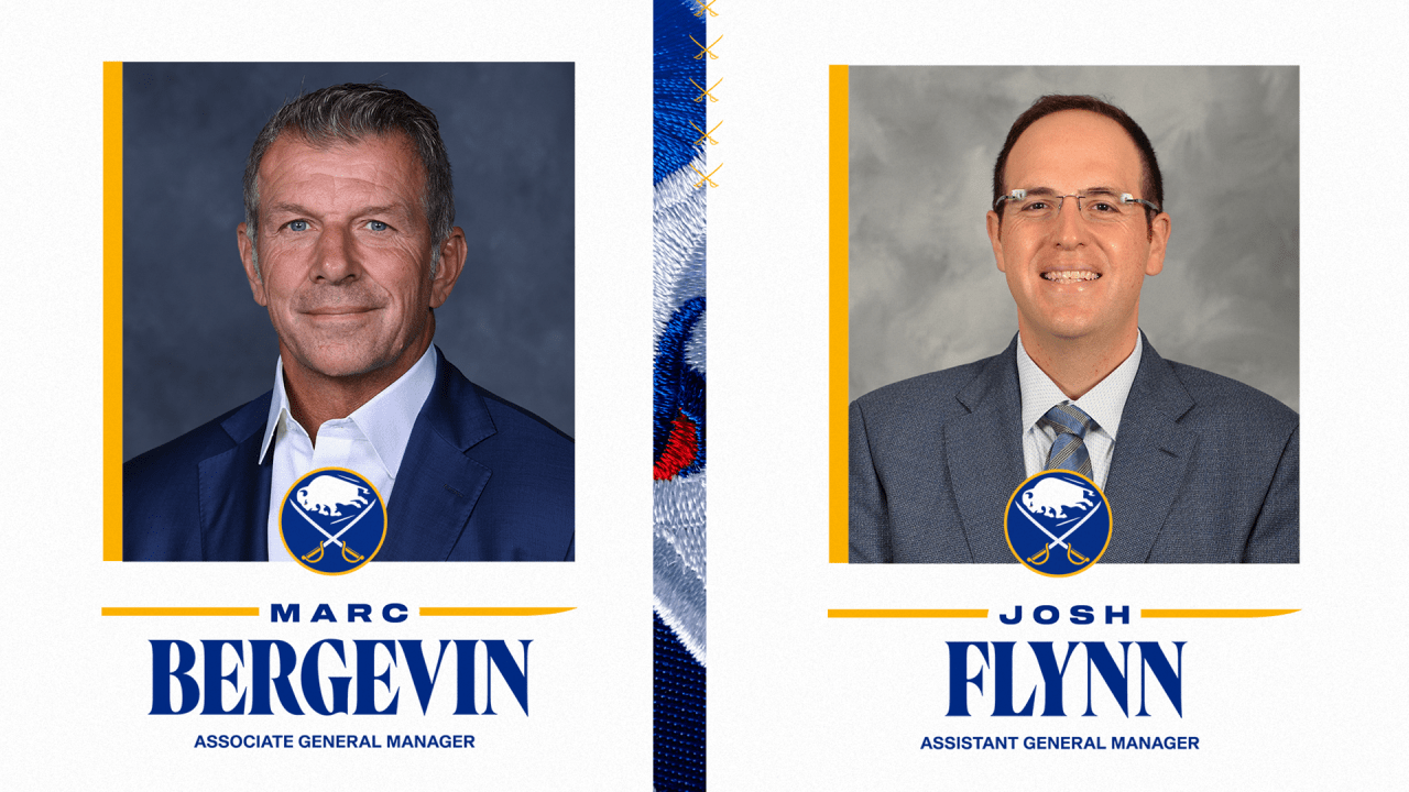 Sabres hire Bergevin as associate GM, Flynn as assistant GM